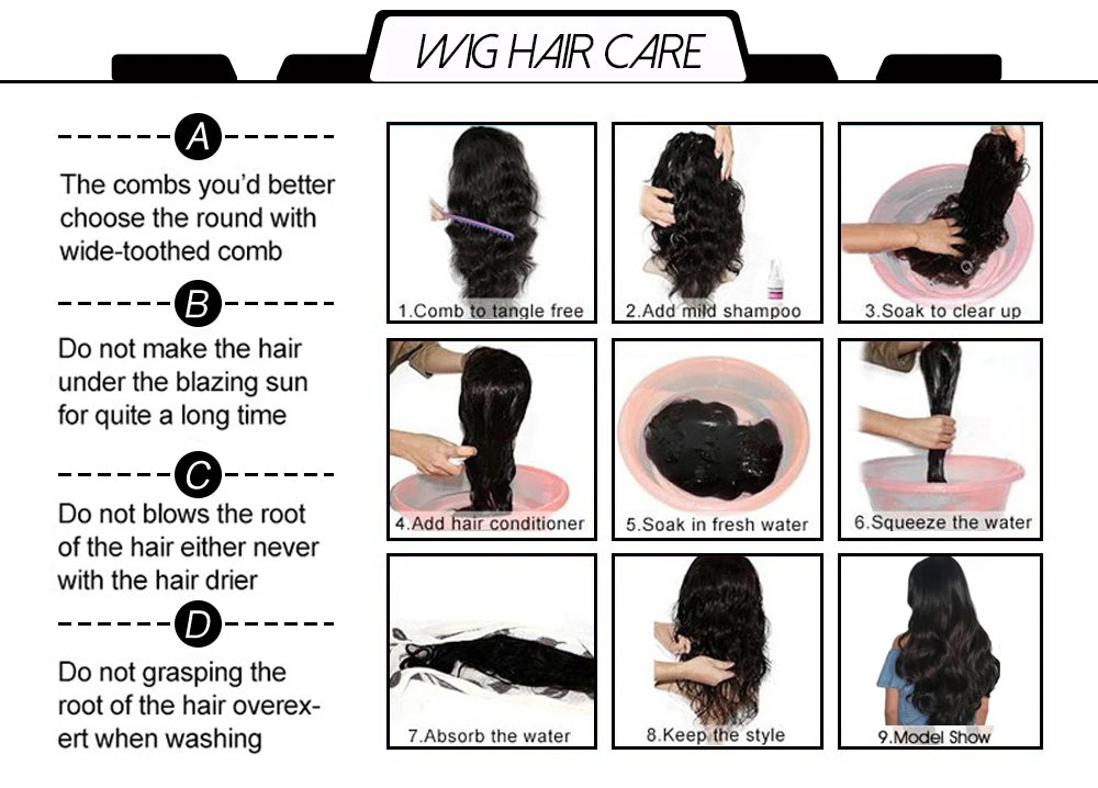 Body Wave Human Hair Headband Wig