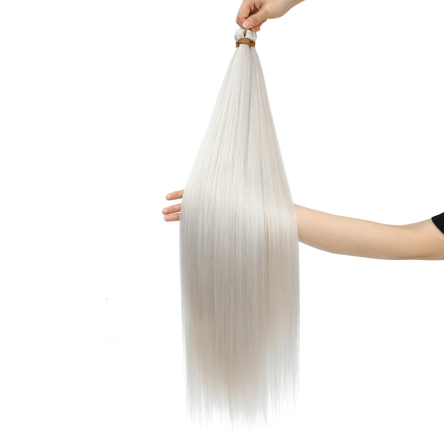 Straight Bundles Synthetic Crochet Hair Synthetic