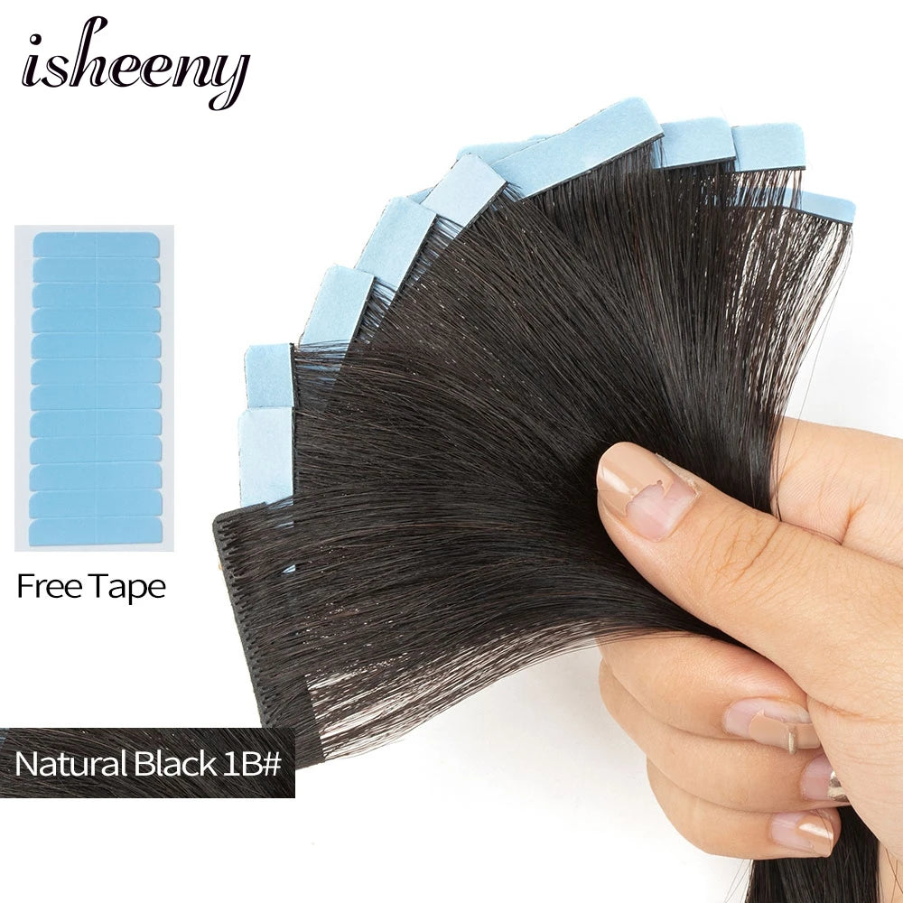 PU Skin Weft Invisible Tape-Ins Human Hair