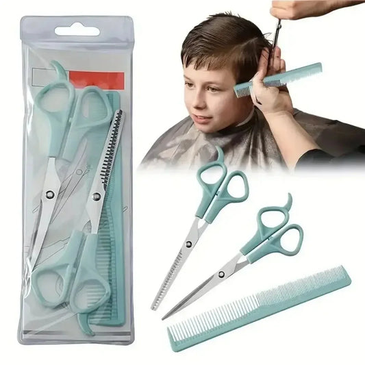 3Pc Salon Hairdressing Scissor Shear Set