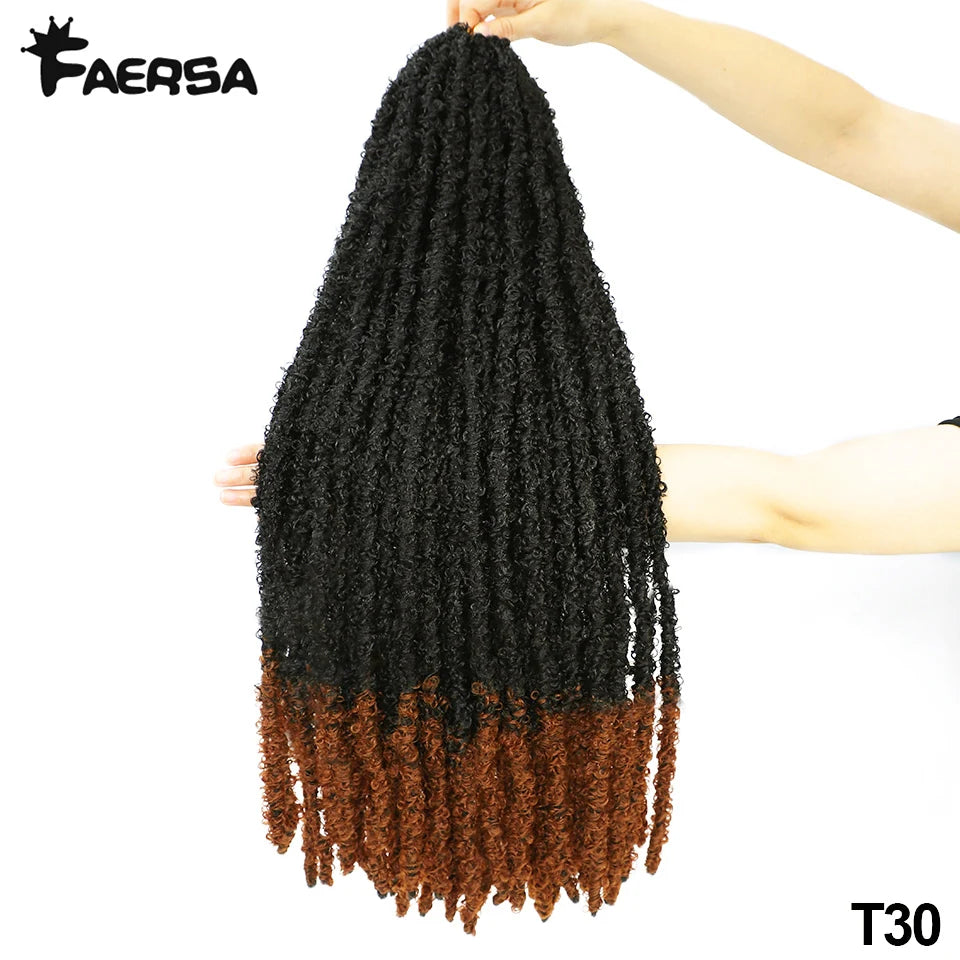 Butterfly Locs Crochet Synthetic Hair - Various Colors Available