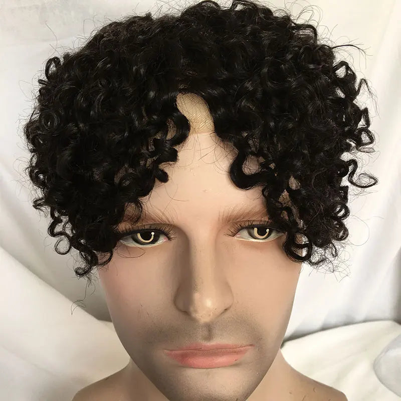 Curly Human Hair Toupee/Hairpiece Full Lace - Various Options Available