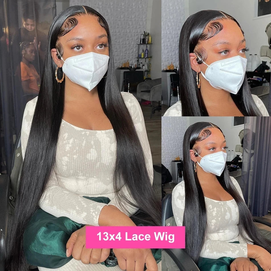 Brazilian Remy Straight - Glueless Human Hair Ready to Wear Wig