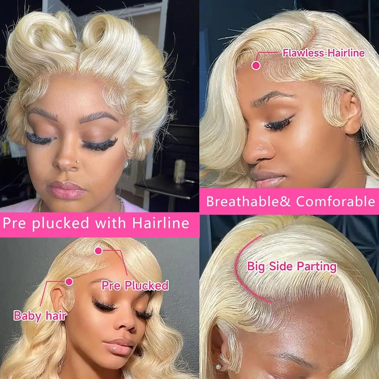 Blonde Body Wave - HD Lace Frontal Human Hair Wig