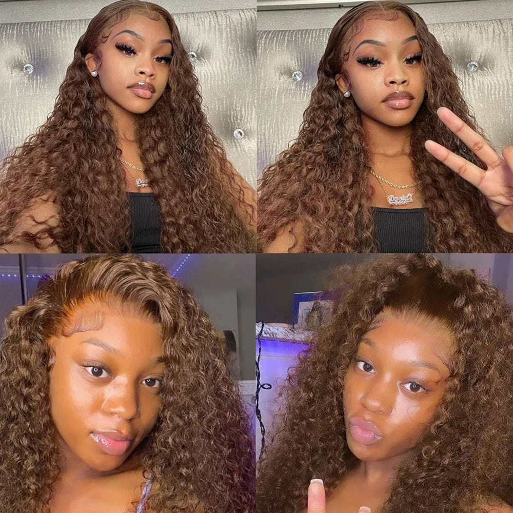 Deep Water Wave Curly - HD Lace Frontal Human Hair Wig