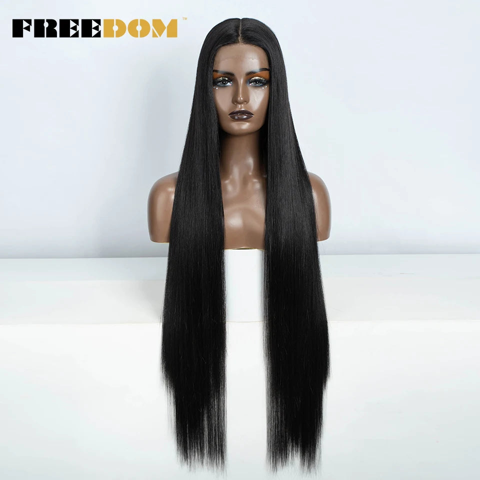 Straight Synthetic Lace Front Wigs - Various Colors Available