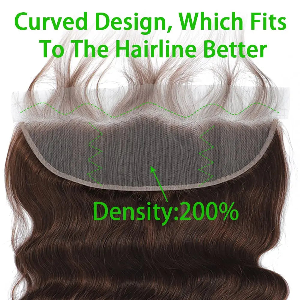 100% Remy Human Hair Transparent Lace Closure or Frontals - Various Options Available