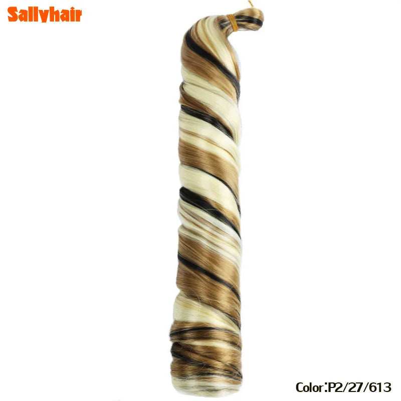 Synthetic French Spiral Curly Pre-Stretched Braiding Hair