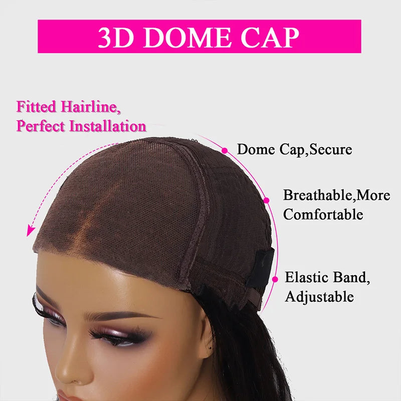 Body Wave - Pre Plucked Pre Cut HD Lace Closure Glueless Human Hair Wig