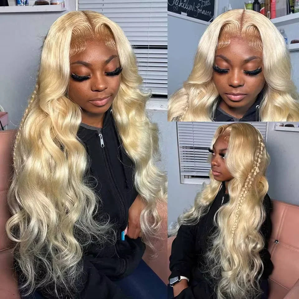 Ombre Blonde Body Wave Bundles - Brazilian Remy 100% Unprocessed Human Hair