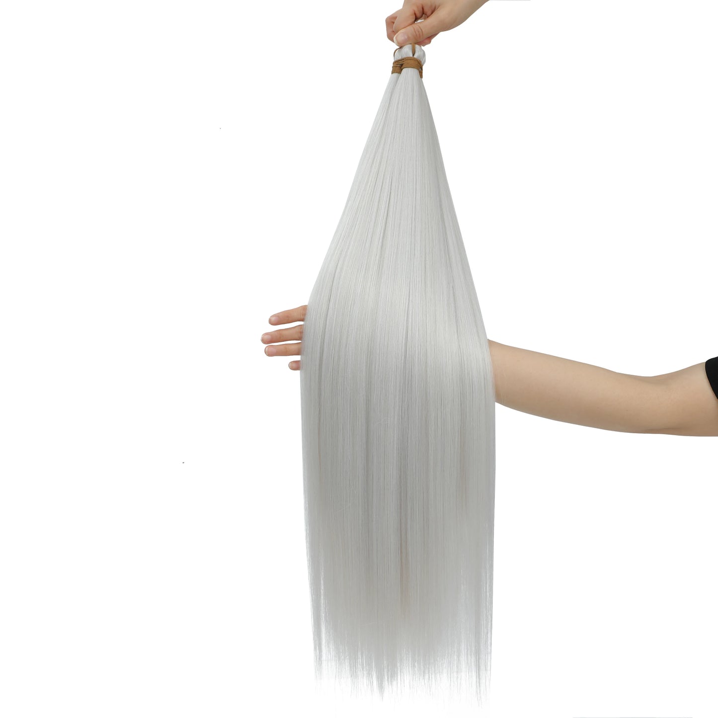 Straight Bundles Synthetic Crochet Hair Synthetic