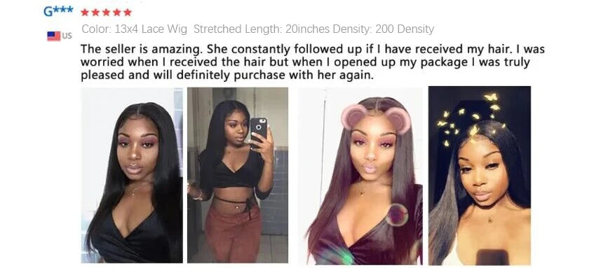 Brazilian Bone Straight - Transparent HD Lace Frontal Human Hair Wig