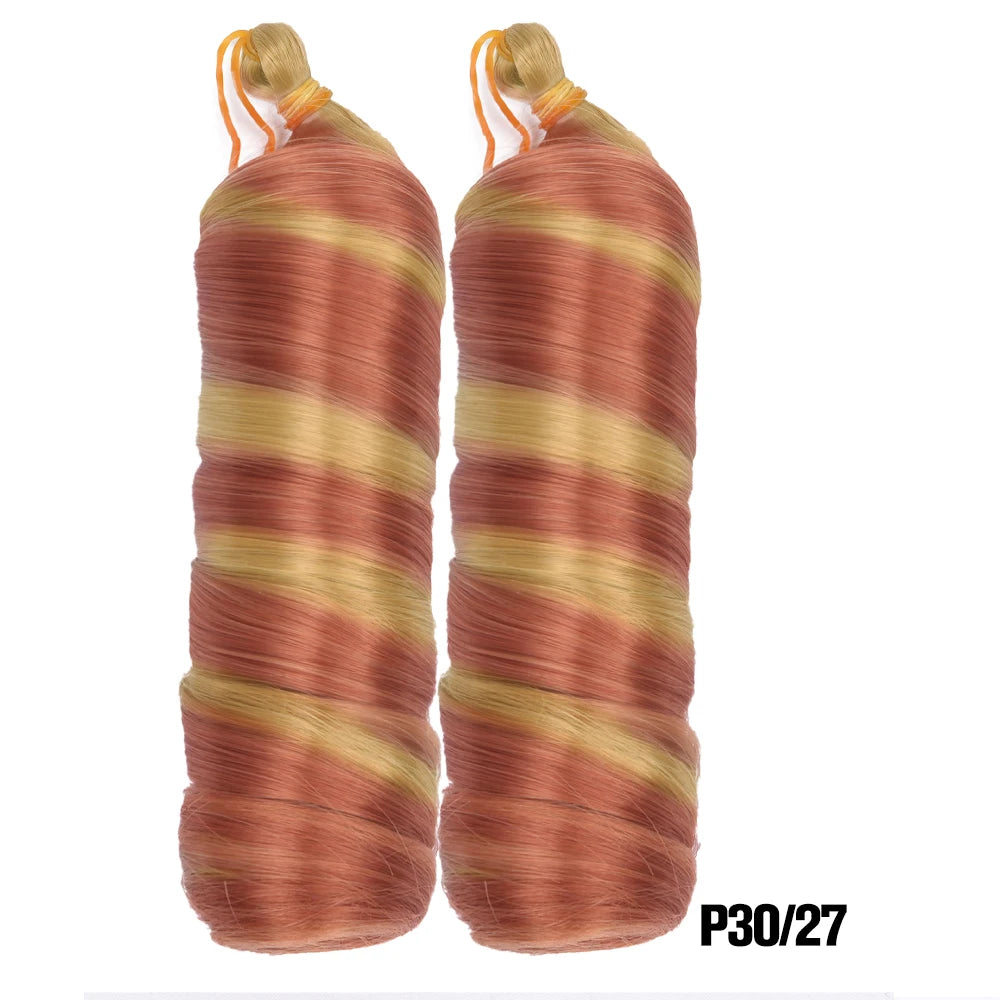 Loose French Spiral Curl Synthetic Pre-Stretched Braiding Hair