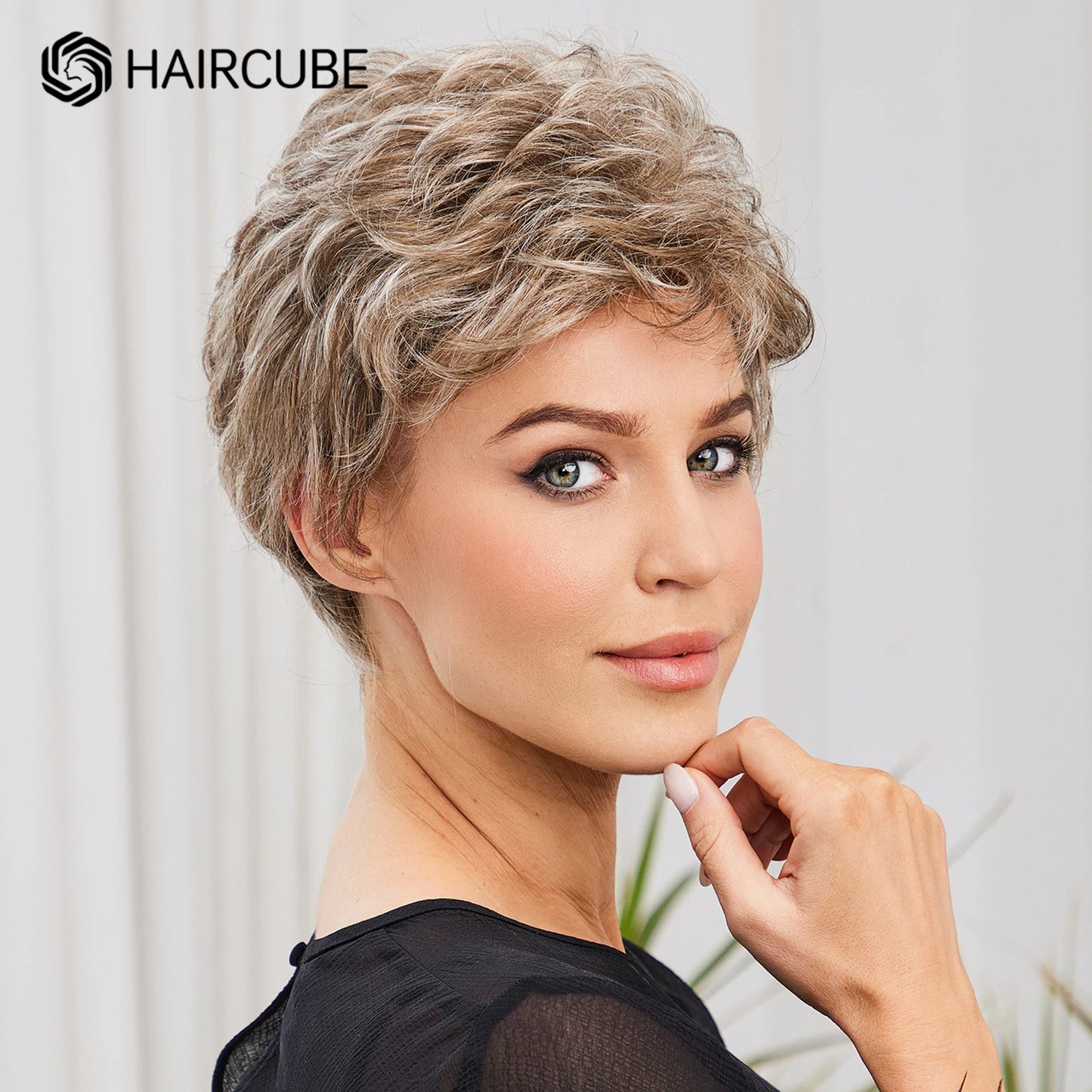 Short Pixie Cut Wigs - Kanekalon Synthetic Hair