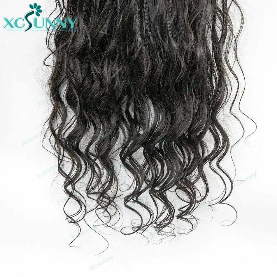 Body Wave Boho Braids Human Hair Crochet - Pre-looped