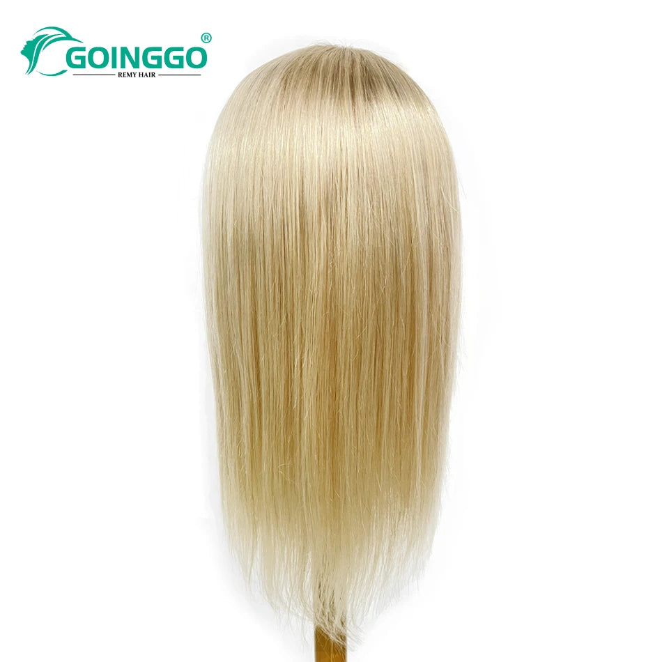 Straight V Part Human Hair Wig - Various Colors Available