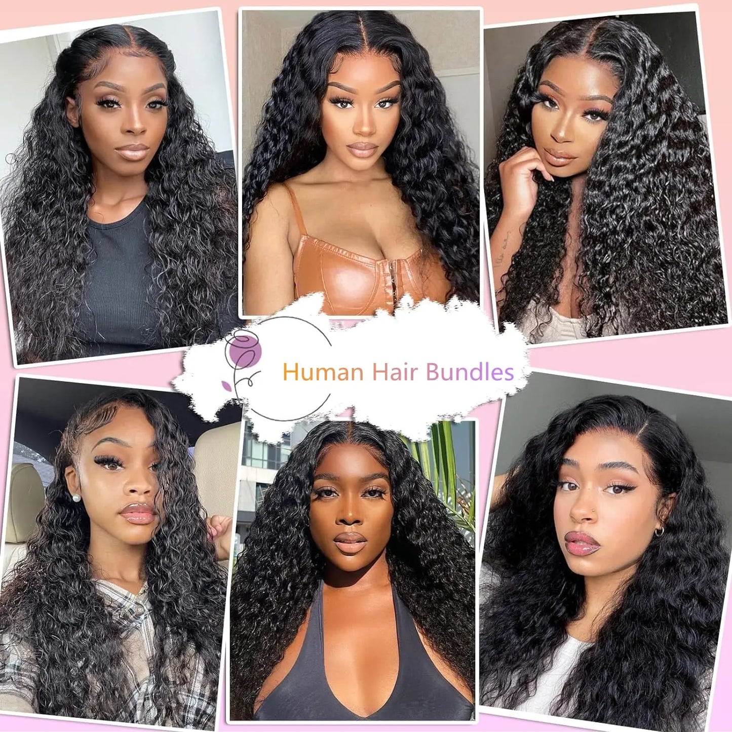 Water Wave Peruvian 100% Human Hair Bundles