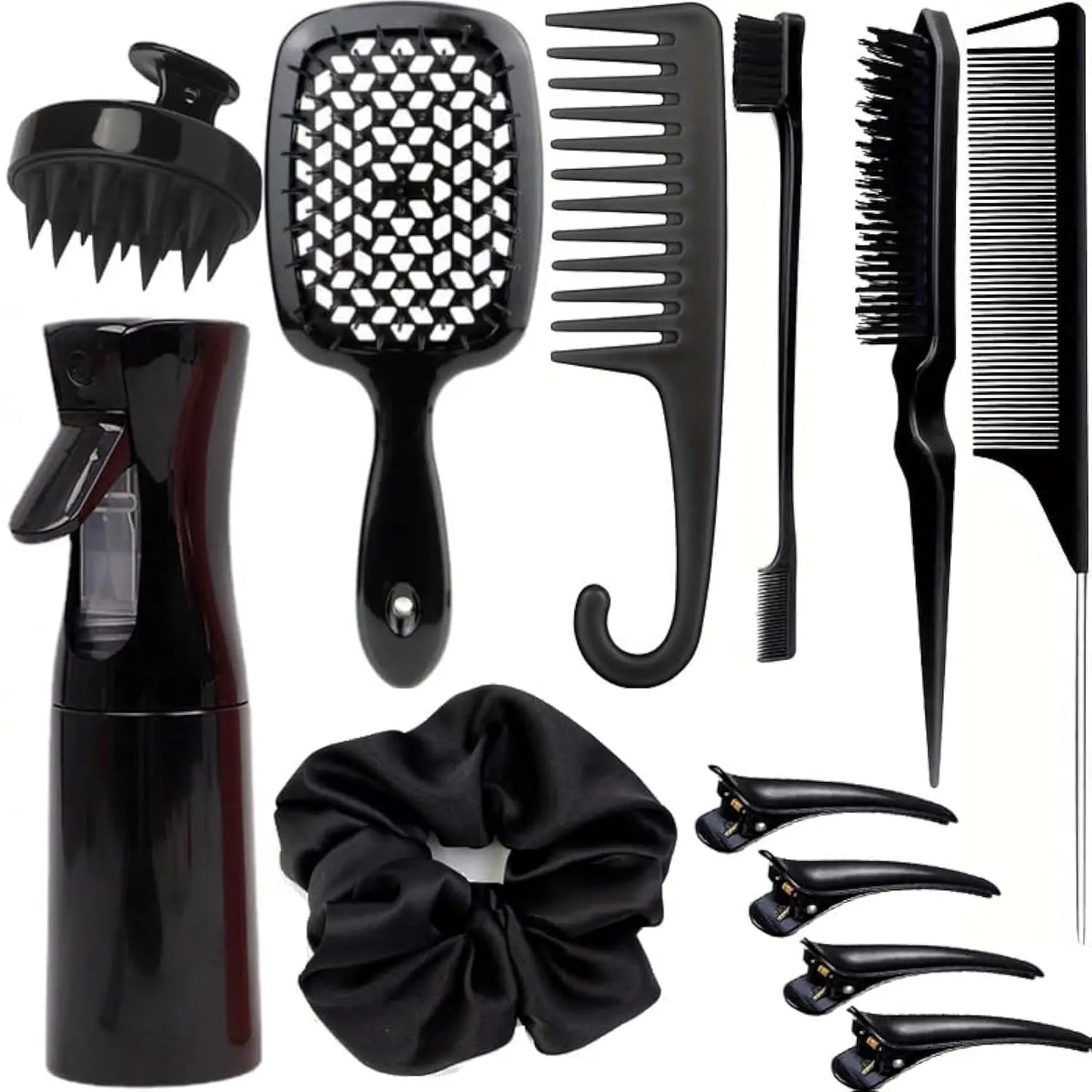 12Pcs Hair Styling Sets - Various Colors Available