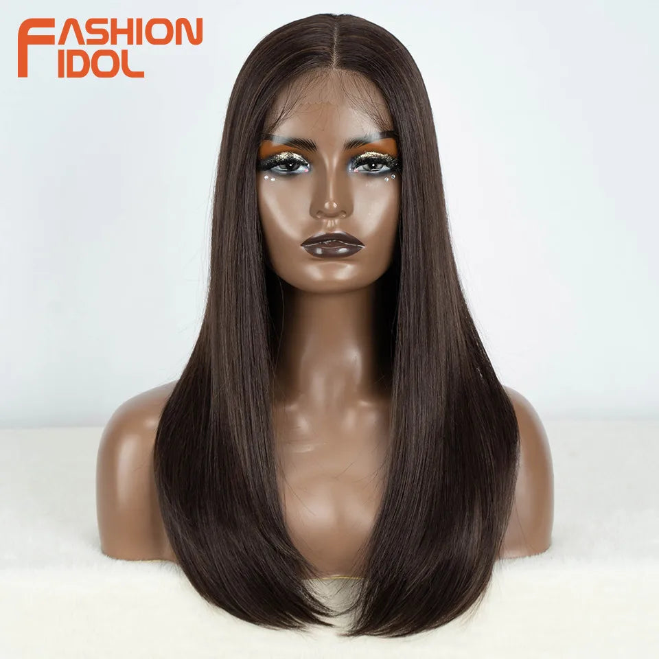14 Inch Lace Front Synthetic Hair Wigs - Various Colors Available
