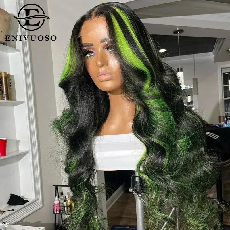 Body Wave Synthetic Pre-plucked Baby Hair Lace Front Wigs - Various Colors Available