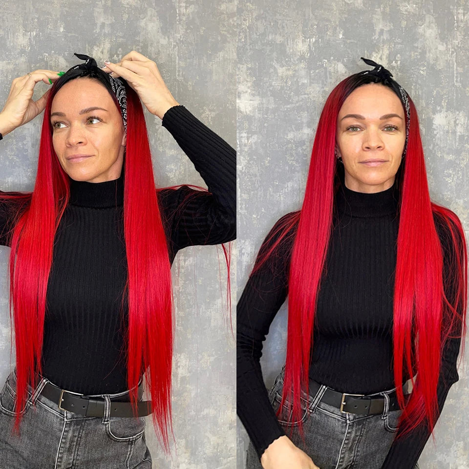 Yaki Straight Synthetic Hair Bundles - Various Colors Available