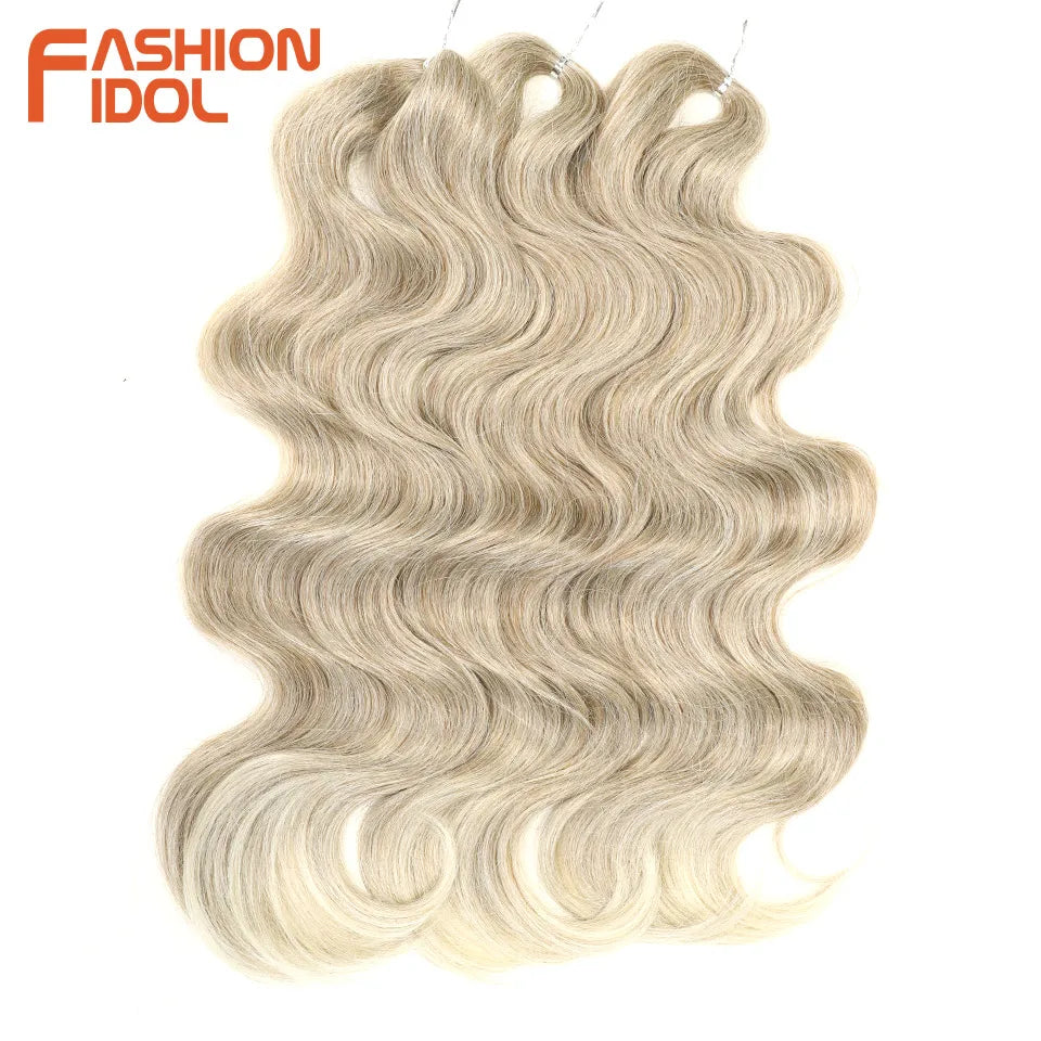 Soft Body Wave Synthetic Braiding Hair - Various Colors Available
