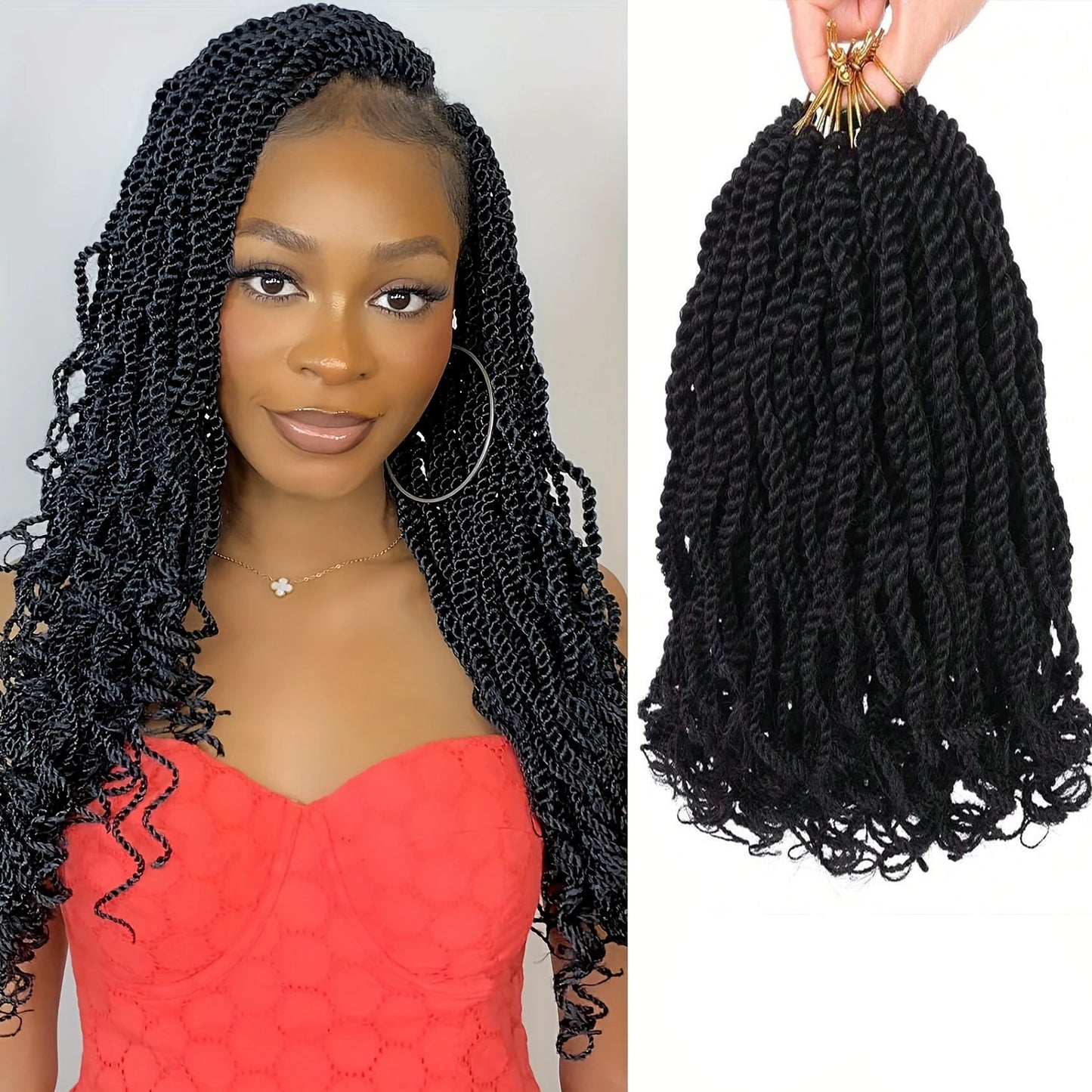 Senegalese Twist Synthetic Pre-Looped Crochet Hair
