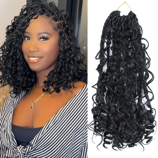 10 Inch Bob Goddess Box Braids Crochet Synthetic Hair 1Pcs/Lot