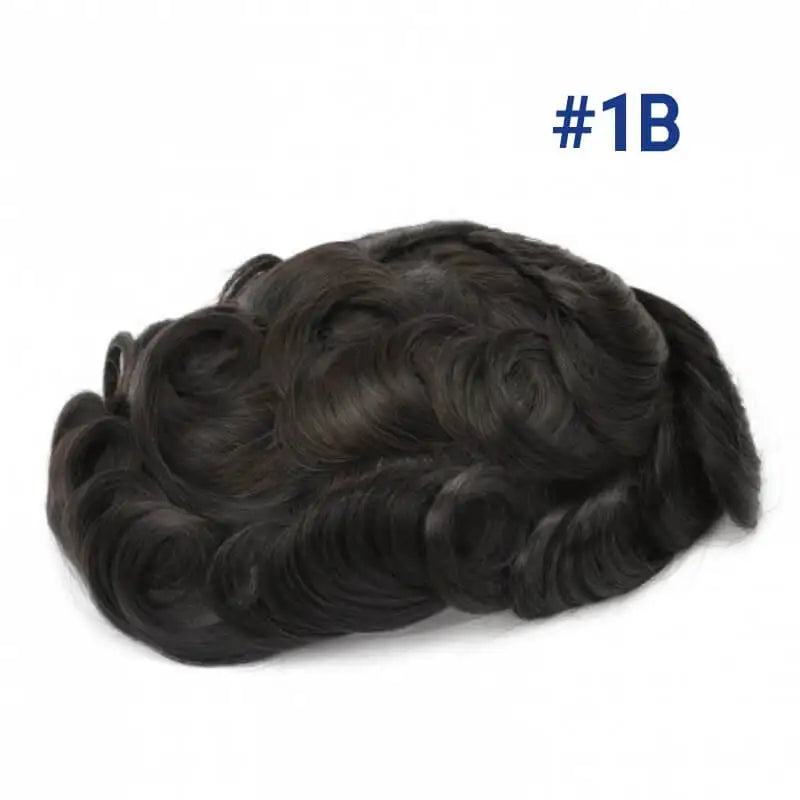 Swiss Lace 100% Natural Human Hair Toupee Hair Replacement Systems - Various Options Available