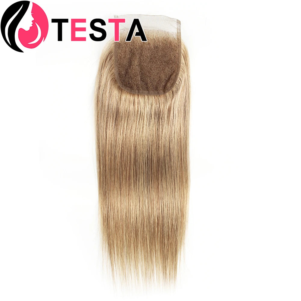Remy Hair Pre Plucked Swiss Lace 4X4 Lace Straight Transparent Closure