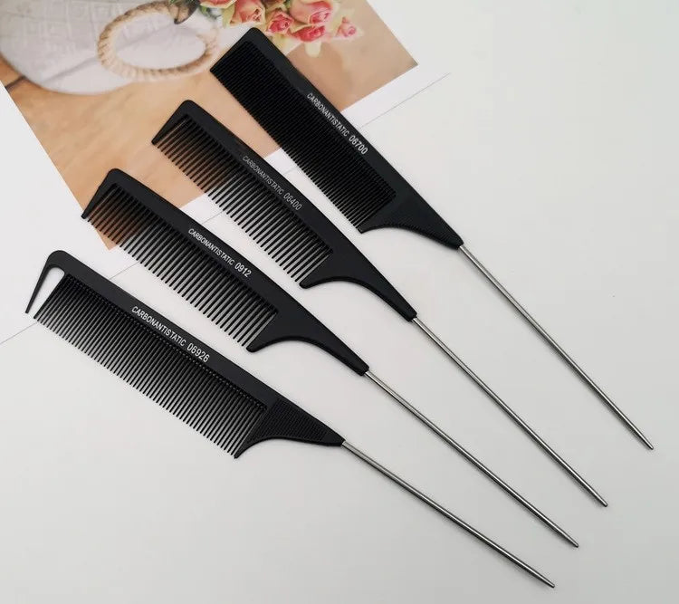 Professional Hair Tail Stainless Steel Styling Combs - Sold Separately