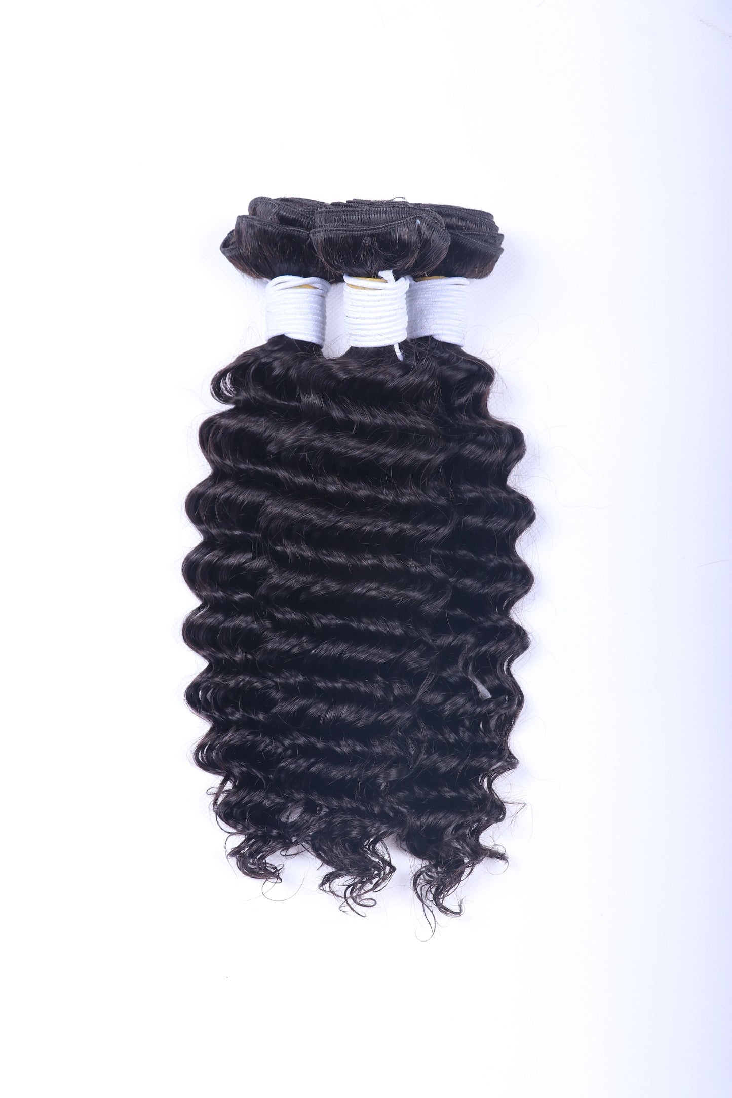 10-40 Inch Brazilian Deep Wave 100% Remy Human Hair Bundles - Natural Color
