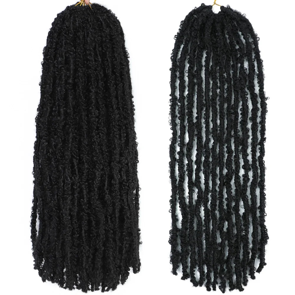 Butterfly Locs Synthetic Crochet Hair - Various Colors Available