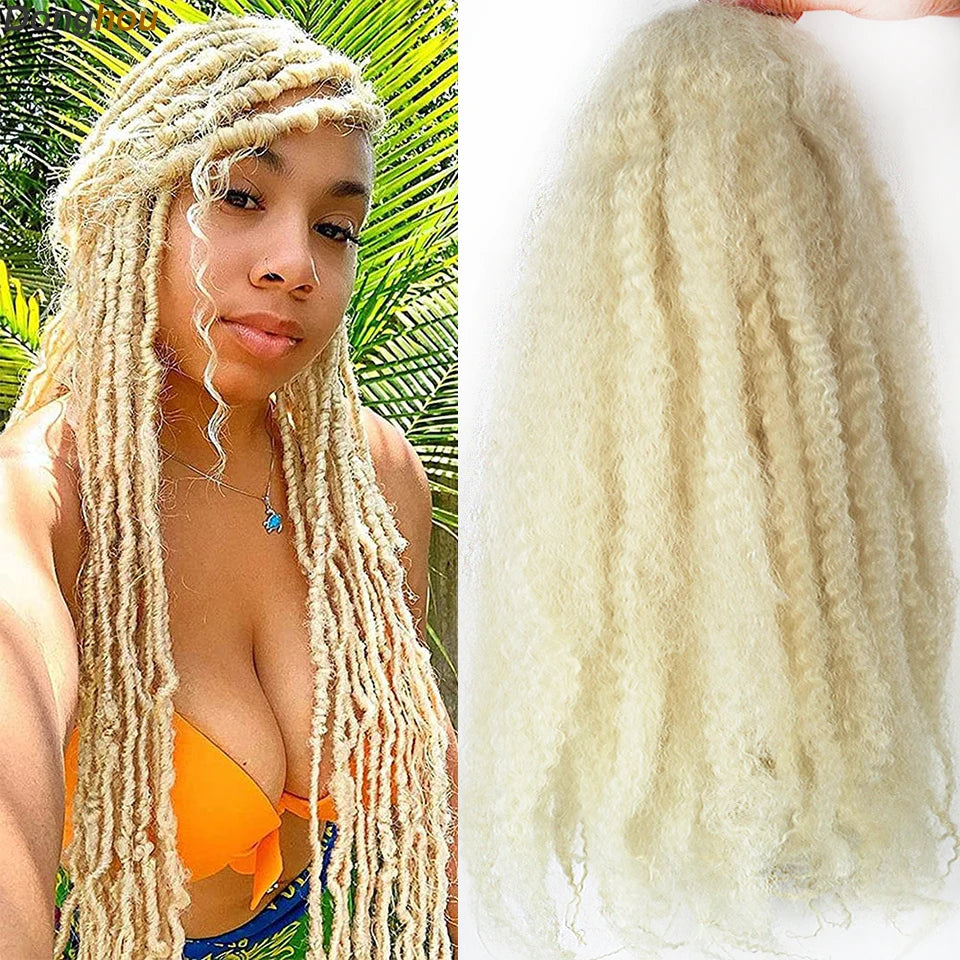 18 Inch Synthetic Marley Braiding Hair - Various Colors Available