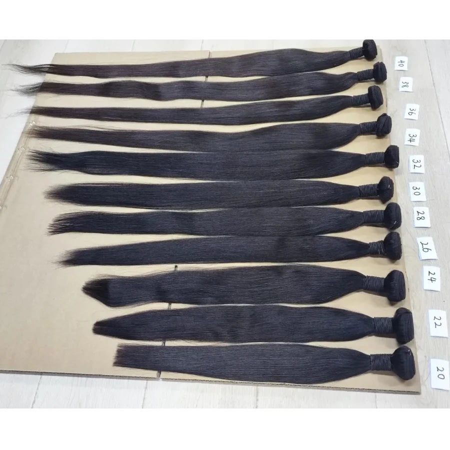 Silky Straight 100% Human Hair Bundles