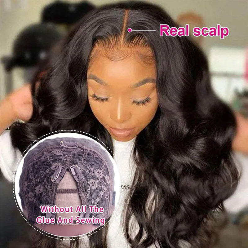 Body Wave - U  and V Part Wigs - Human Hair
