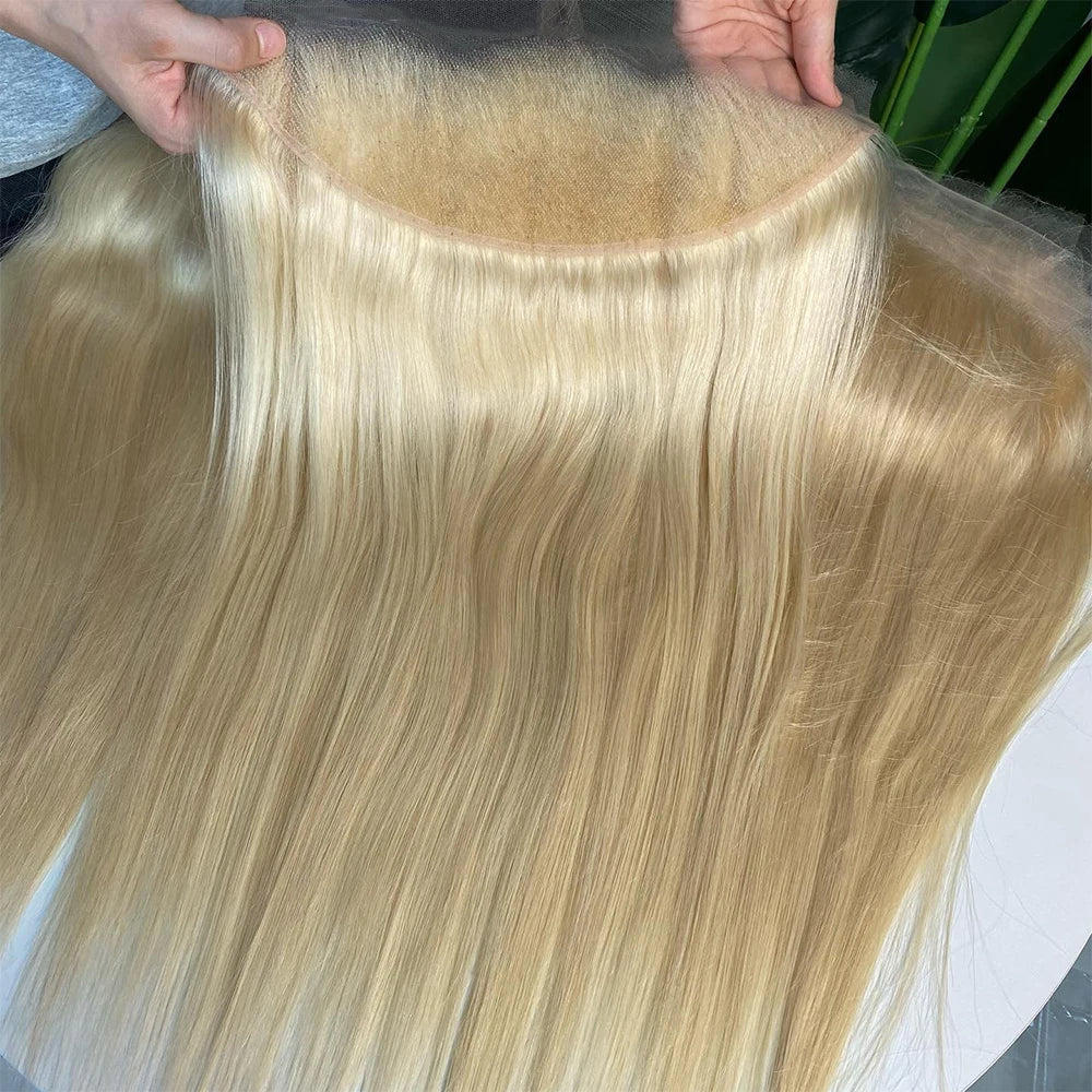 Transparent Lace Frontal Pre Plucked With Baby Hair - Blonde 613, 13x4