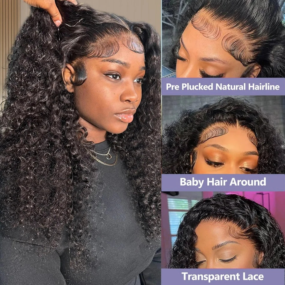 Brazilian Deep Wave Curly Bob - Lace Front Human Hair Wig