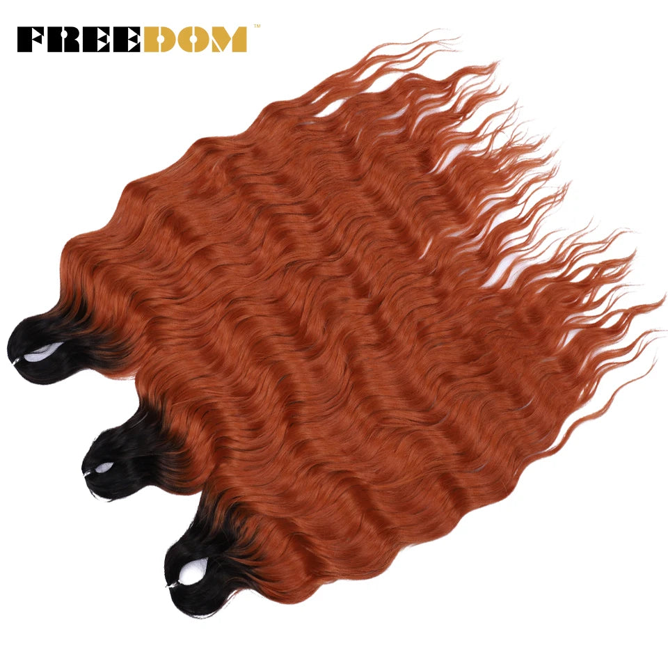 Deep Water Wave Synthetic 24inch Long Crochet Hair