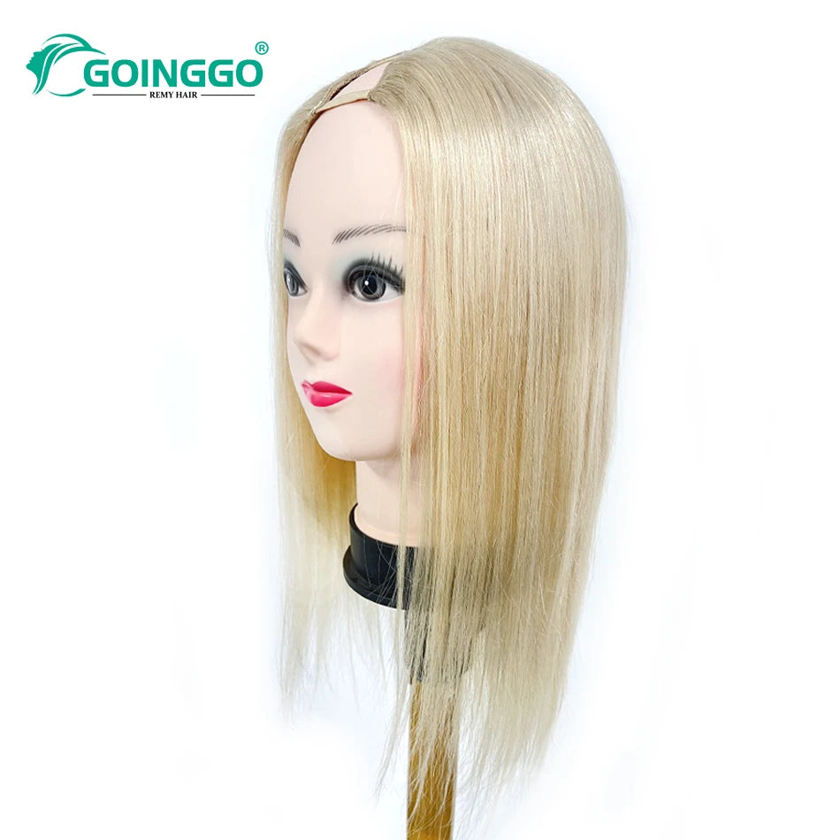 Straight V Part Human Hair Wig - Various Colors Available