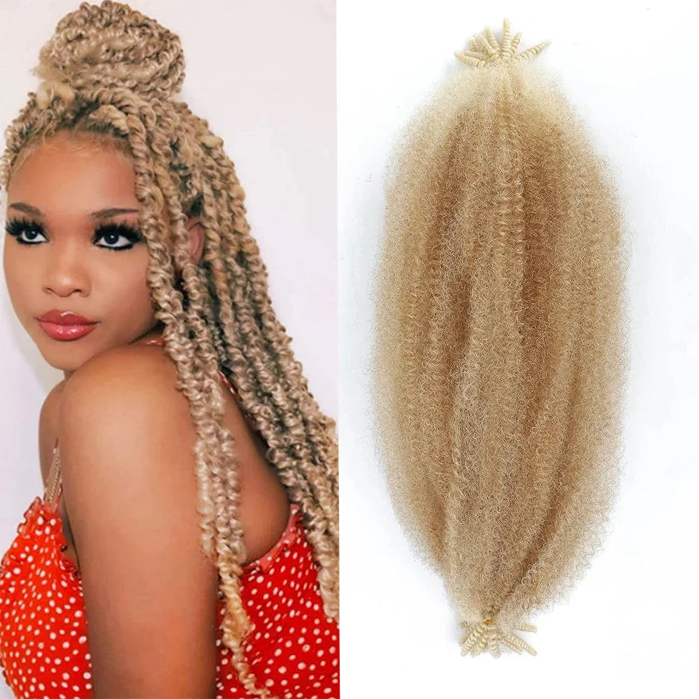 Afro Kinky Marley Twist Braiding /Crochet Synthetic Hair - Various Colors Available