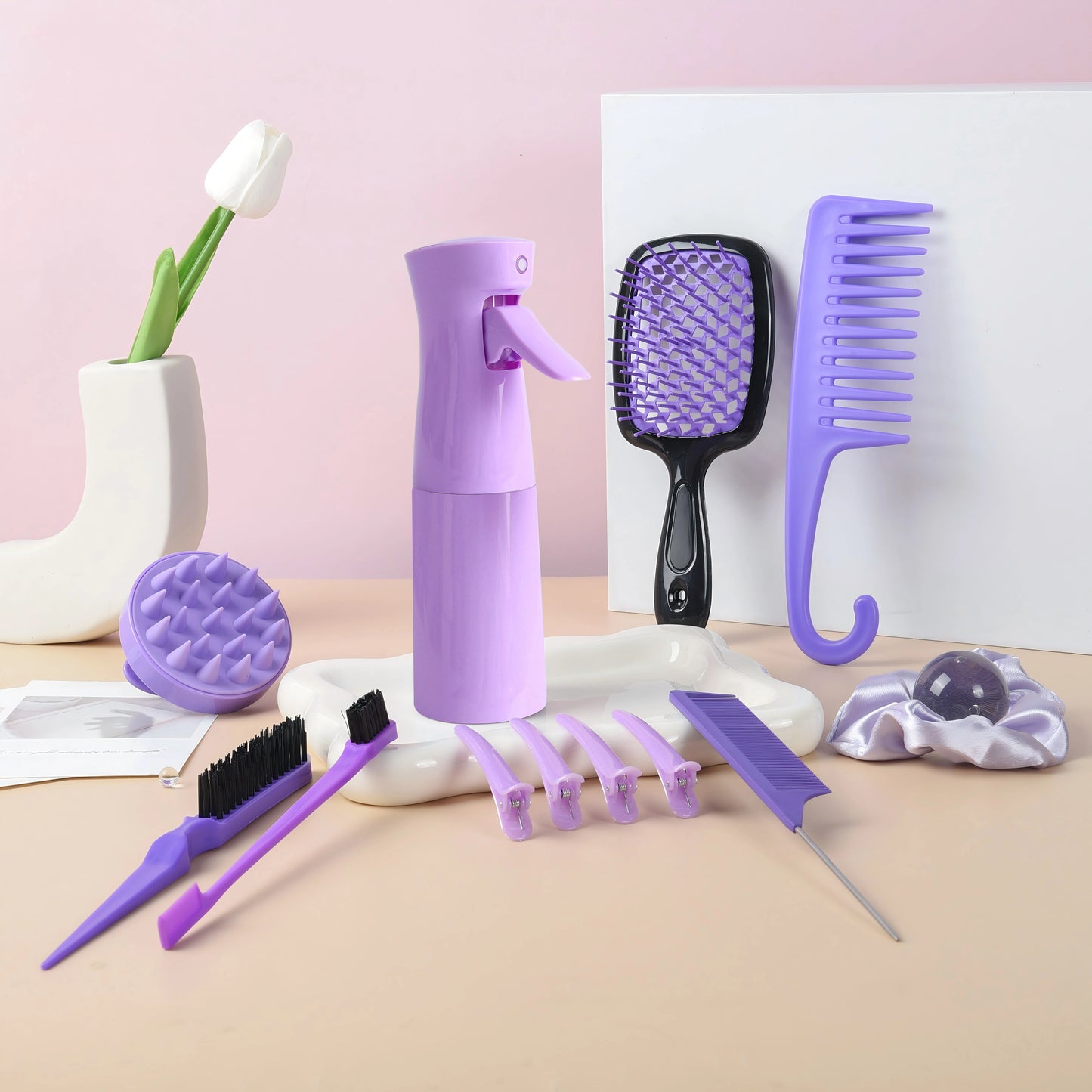 12Pcs Hair Styling Sets - Various Colors Available