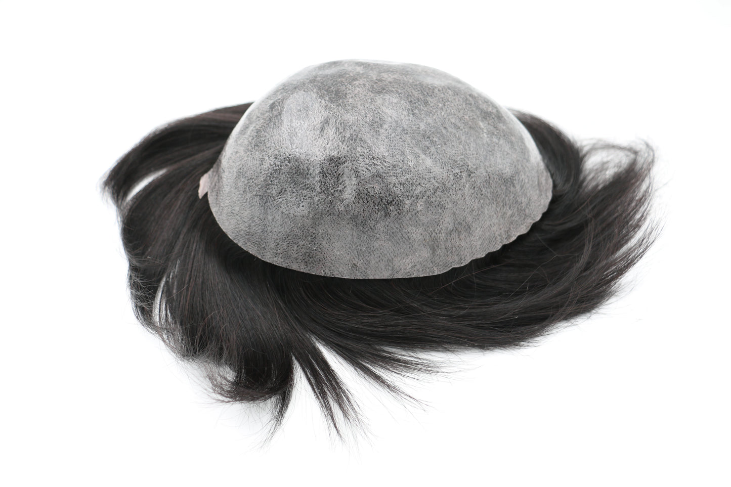 Human Hair Capillary Prothesis 130% Density 0.1-0.12 Thickness Skin Hair Wig