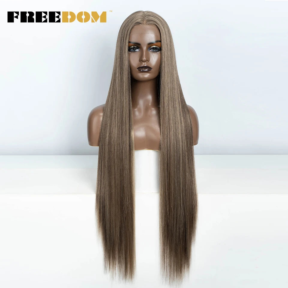 Straight Synthetic Lace Front Wigs - Various Colors Available