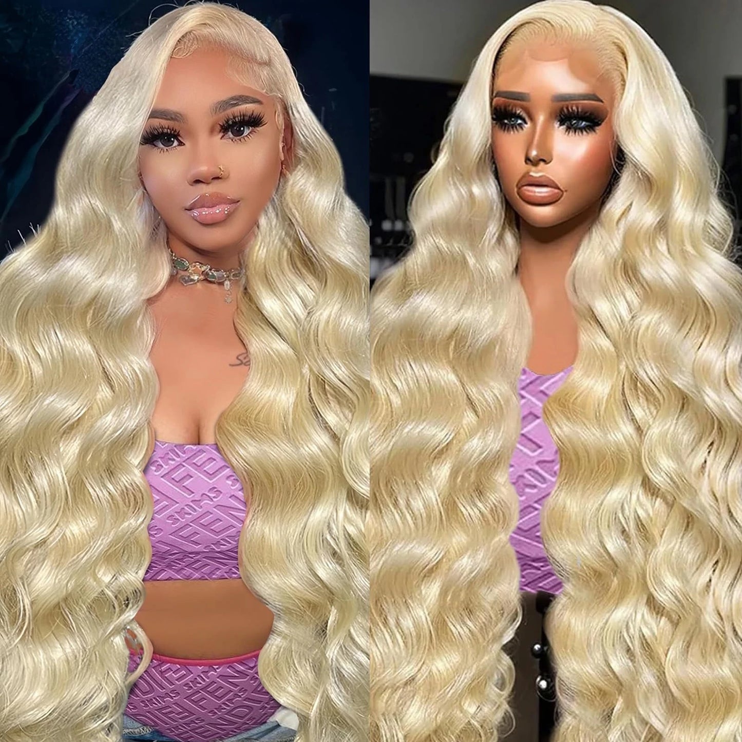 Blonde Body Wave - HD Lace Frontal Human Hair Glueless Wig