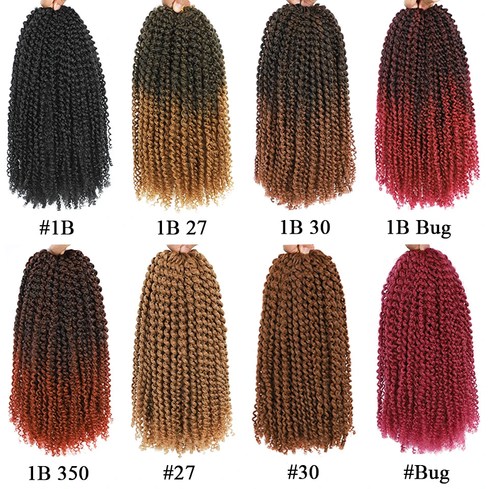 Curly Passion Twist Synthetic Crochet Hair - Various Colors Available