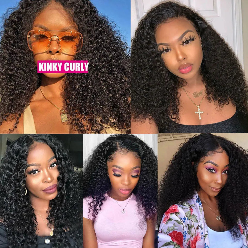 Mongolian Kinky Curly Raw Remy Human Hair Weave Bundles