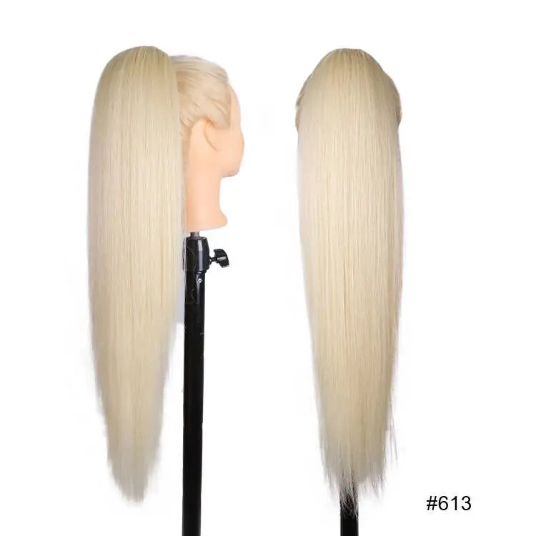 Long Synthetic Clip In Drawstring Ponytails - Various Options Available