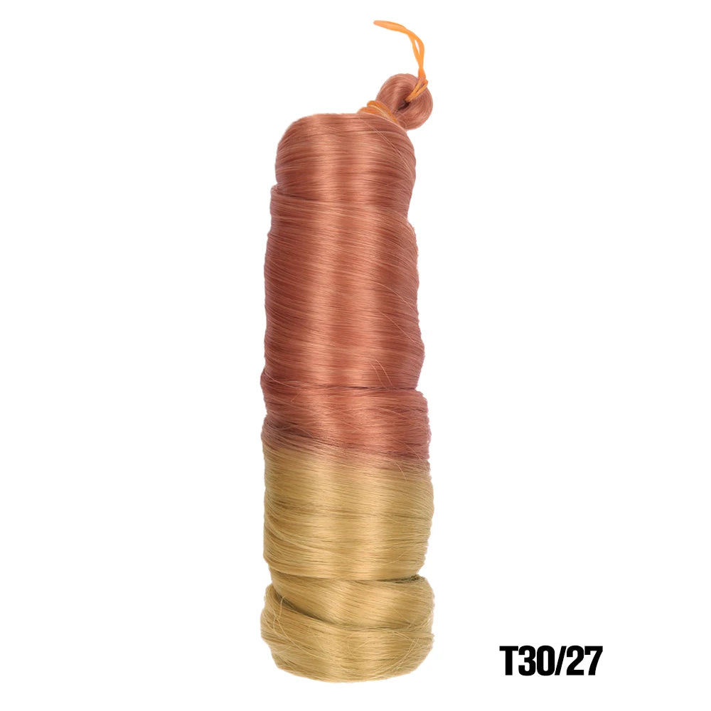Loose French Spiral Curl Synthetic Pre-Stretched Braiding Hair
