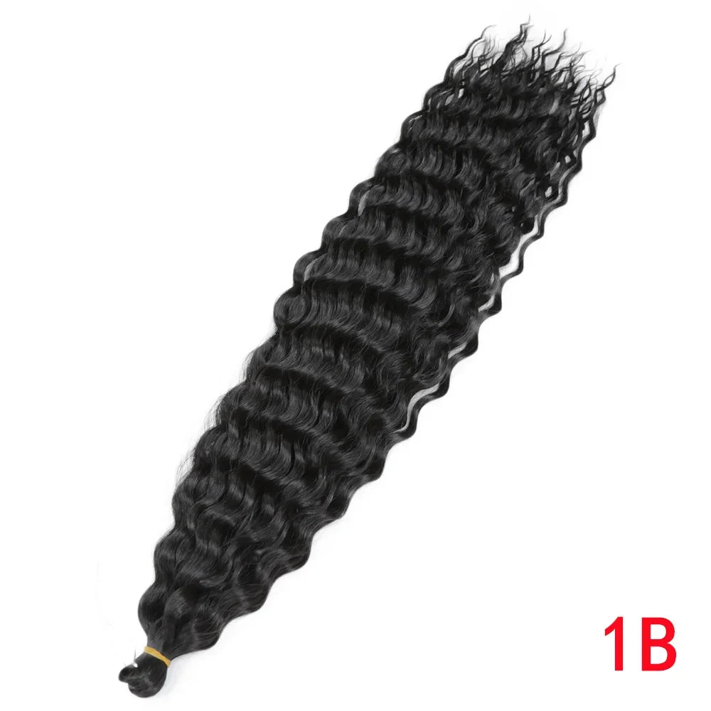Water Wave Synthetic Crochet Hair - Various Colors Available